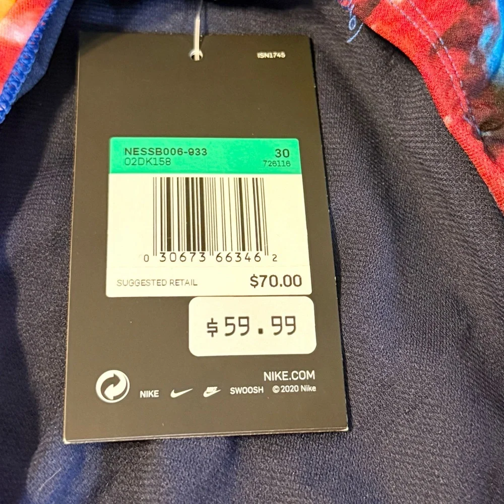 Nike Women's Tie Dye One Piece size 4 Swimsuit NWT - Picture 5 of 5